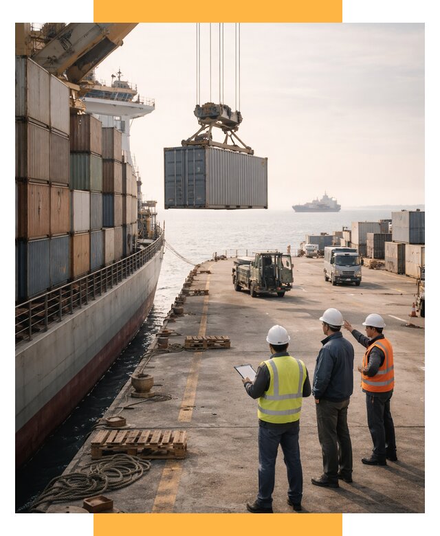 Морские перевозки грузов по миру от 45626 р. | СетСервис-Нжм