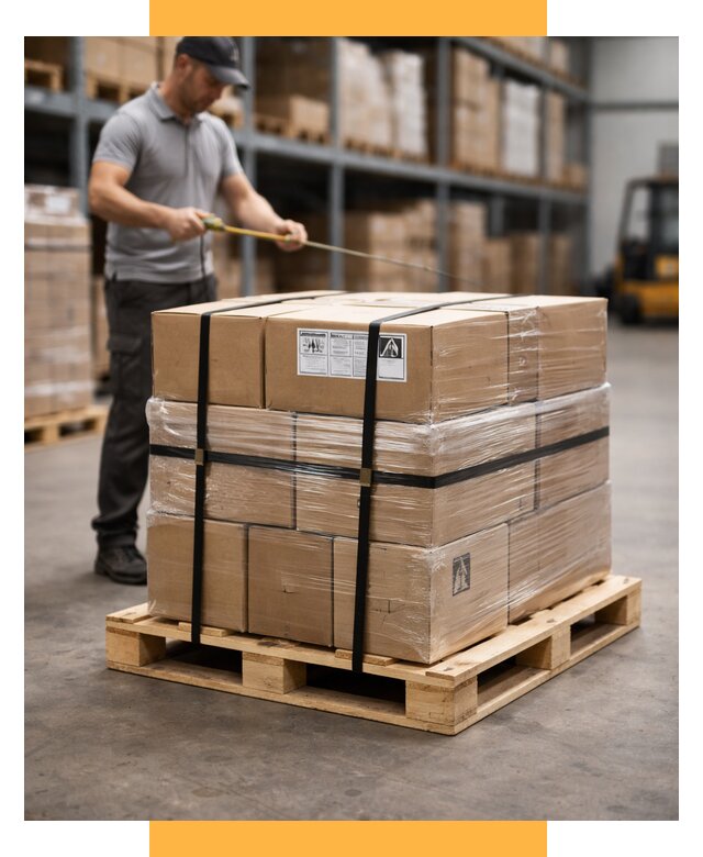 Упаковка и паллетирование грузов от 3549 р. | СетСервис-Нжм