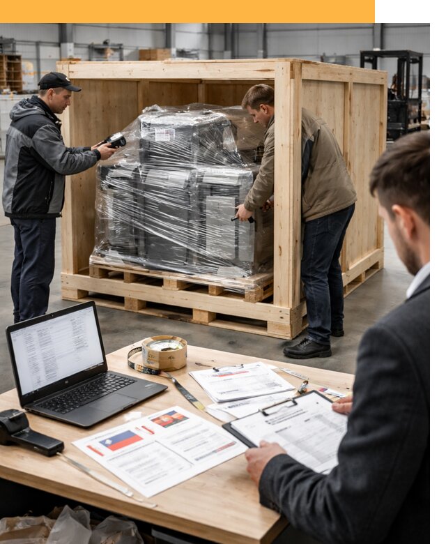 Доставка промышленного оборудования из США от 65904 руб