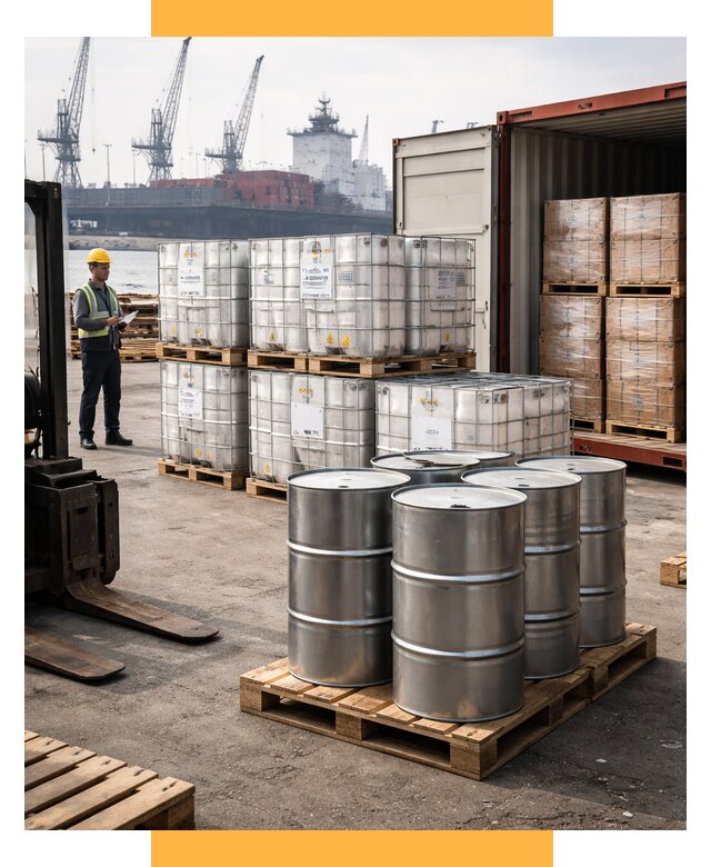 Доставка химического сырья из Индии от 253475 р. | СетСервис-Нжм