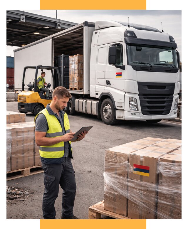 Автоперевозки из Армении от 96321 р. — услуги СетСервис-Нжм