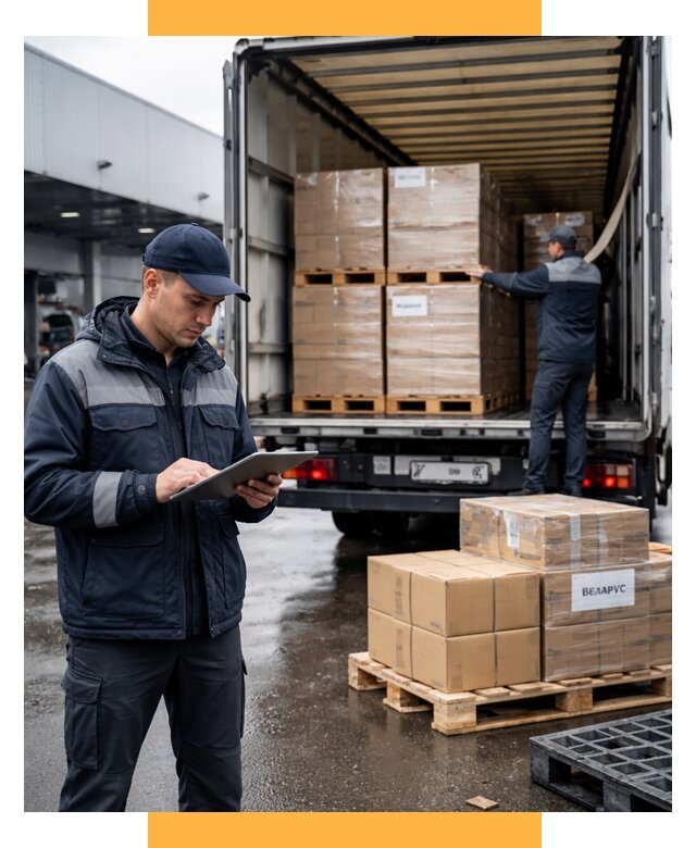 Доставка грузов из Беларуси от 15209 р. логистика СетСервис-Нжм