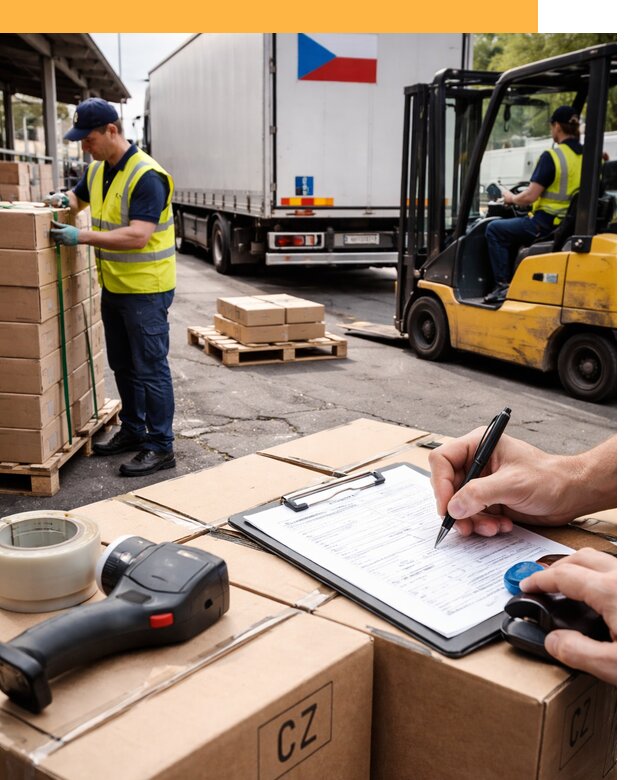 Доставка грузов в Чехию от 35487 руб, международные перевозки