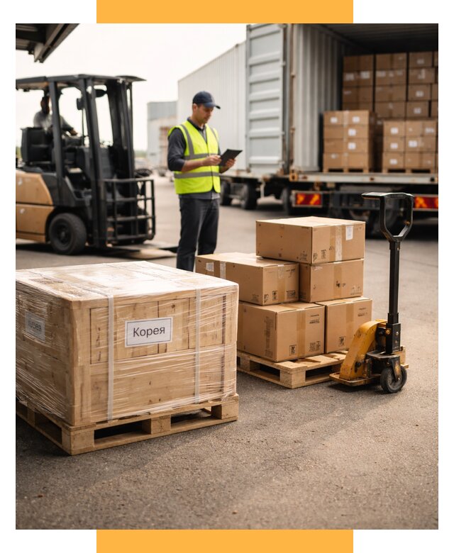 Доставка грузов в Корею из России от 35487 р. | СетСервис-Нжм