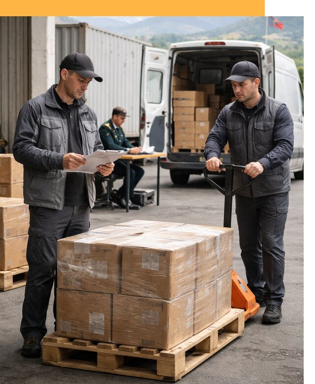 Доставка грузов через Армению, быстрая таможенная очистка от 25348