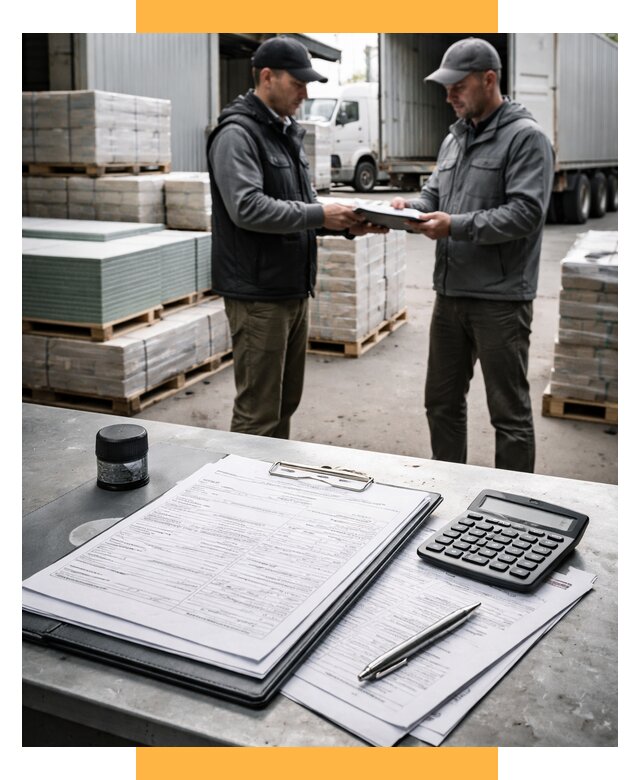 Таможенное оформление стройматериалов от 8618 р. | СетСервис-Нжм