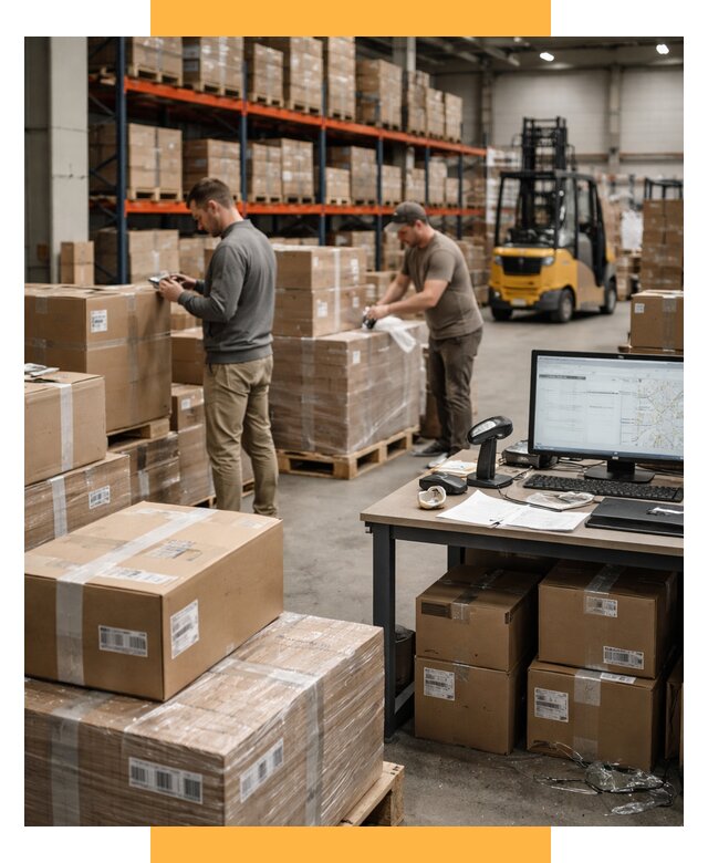 Склад консолидации в Европе от 6590 р., услуги СетСервис-Нжм